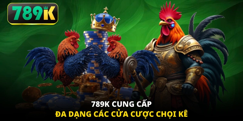 789K cung cấp đa dạng các cửa cược chọi kê